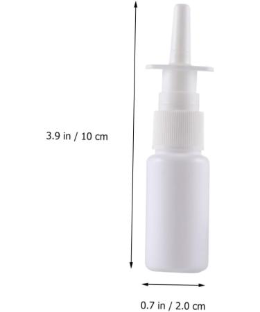 DRESSOOS Set of 20 Plastic Spray Bottles for Plants, Travel, Nasal Saline & Perfume - White, Colloid Wash & Flusher Bottles Included - Size 2 - Buy Online on GoSupps.com