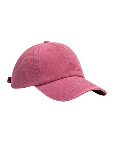 Outdoors Summer Hat Summer Sports Color Solid Baseball 2PC Casual Cap Mens Baseball Caps Hard Hat Patch A - Pink One Size