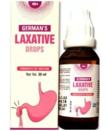 German Homeopathy Laxative Drops - Effective Relief for Chronic Constipation and Indigestion (30ml) - Buy Online on GoSupps.com