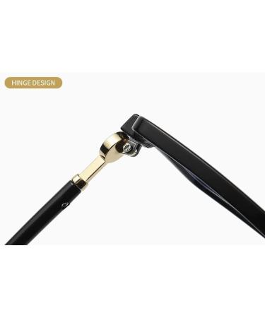 Buy Square Oversized Anti-Glare Blue Light Blocking Reading Glasses +3.50 - Classic Flat Light Mirror - Buy Online on GoSupps.com