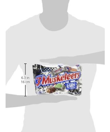 3 Musketeers Fun Size Bars 10.48 oz Bag - 2 Pack, 20.96 Ounces Total - Buy Online on GoSupps.com