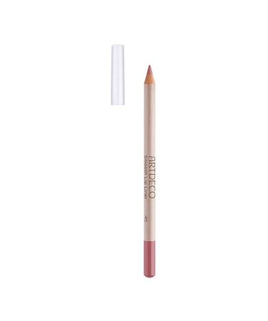 Artdeco Smooth Lip Liner - Sustainable contour pencil long -lasting nourishing and for sensitive skin - 1 x 1.4 g 45 - Velvet Nude 1.4 g (1 Pack)