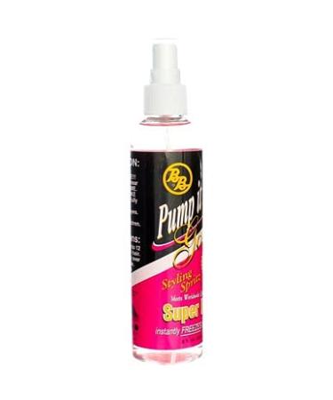 Bronner Bros Pump It Up Spritz Gold Super Hold 12 x 8 oz Silk Protein & Panthenol Medium Deep Gold - Buy Online on GoSupps.com