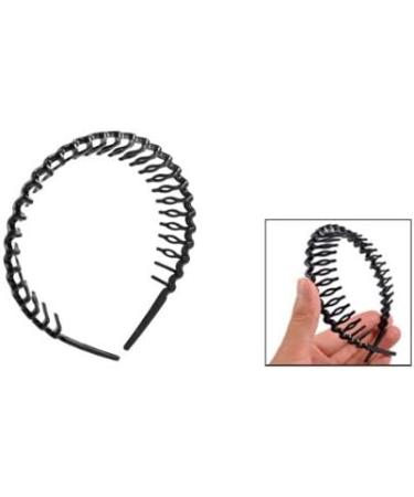 SODIAL(R) Plastic Teeth Comb Hairband Hair Hoop Headband Black For Woman - Buy Online on GoSupps.com