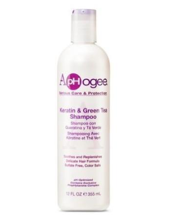 ApHogee Keratin & Green Tea Strengthening Shampoo - 12 oz