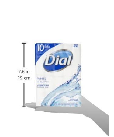 Dial Antibacterial Bar Soap White 3.2 oz - Pack of 36 Bars - Buy Online on GoSupps.com