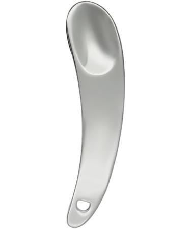 Crescent Eye Cream Spoon | Stainless Steel Makeup & Cream Spoon | Mini Mask Stick for Skincare | Silver Metal Design - Buy Online on GoSupps.com