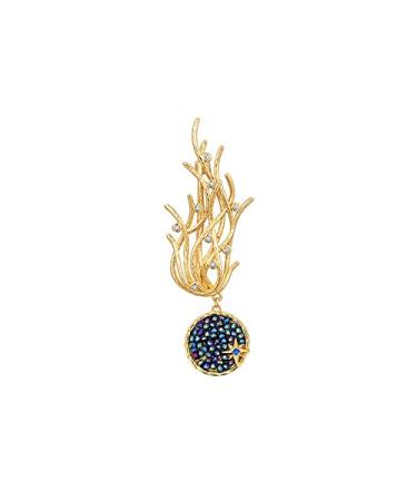 Pin Jewelry Gifts for Women Ladies Fashion Elegant Accessories Starry Sky Inlaid Crystal Pendant Brooch Luxury Wedding Banquet Brooch Jewelry Brooches & Pins