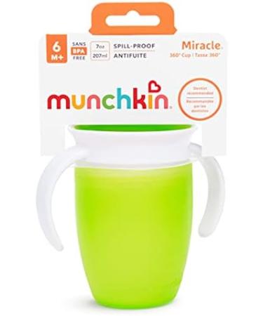 Munchkin Miracle 360 Sippy Cup (Blue/Green 7oz & 14oz) Blue Green