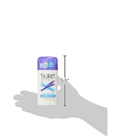 Sure Regular Original Solid Anti-Perspirant Deodorant - 2.7 oz - Buy Online on GoSupps.com