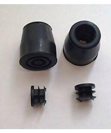 Extex Hijax Stilts Replacement Tips (Black)