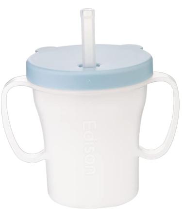 Edison Friends Baby No Spill Magic Sippy Straw Cup with handles for Baby and Toddler (6.76 Oz  200 ml). Made in Korea