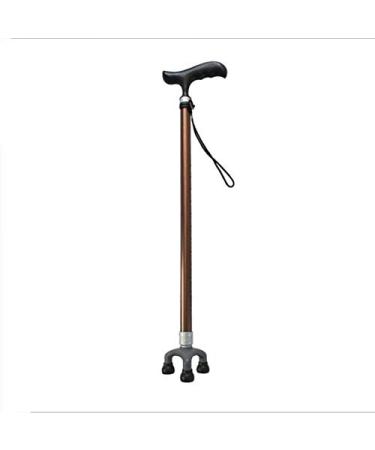 SilteD SilteD Lightweight Walking Stick - Elderly Three-Corner Anti-Skid Cane with Aluminium Camping Hiking Pole ABS Handle Crutches
