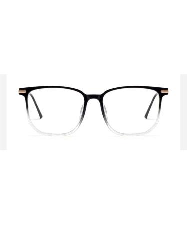 Zhuyiqz Anti-UV Reading Glasses | Stylish Oversized Computer Readers | Anti-Blue Light | Clear-Black +150 for Women - Buy Online on GoSupps.com