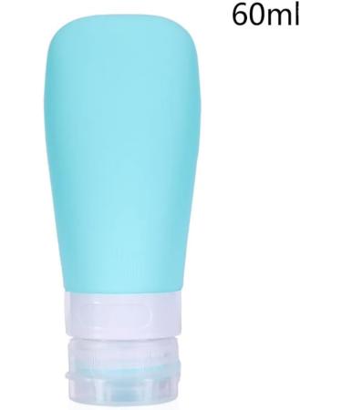 Buy Voozo 4 Pack Silicone Travel Bottles - Leak-Proof Refillable Squeeze Containers for Shampoo & Shower Gel - 60ml with PVC Storage Pocket - Perfect for International Travel - Buy Online on GoSupps.com