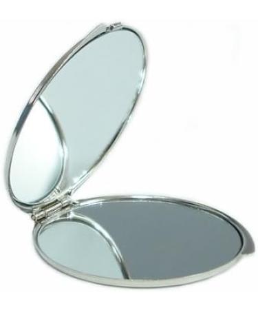Antique Alive Black Mother of Pearl Compact Double Mirror - Hand Makeup Essential with Tiger & Heel Design | International Shipping - Buy Online on GoSupps.com