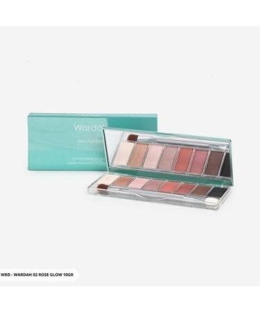 Wardah Exclusive Eyeshadow Palette 02 Rose Glow - 10g | International Shipping Available - Buy Online on GoSupps.com