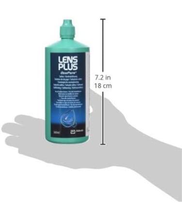 AMO LENS Plus Ocupure Saline Solution - Sterile Preservative-Free Rinse for Contact Lenses - 2-Pack (360ml Each) - International Shipping Available - Buy Online on GoSupps.com