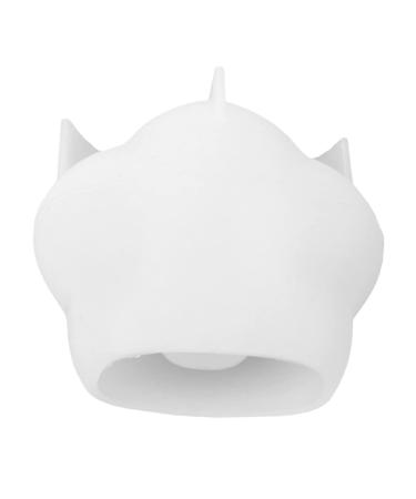 NUOBESTY 1pc Container Crystal Handmade Ornament Molds Storage Epoxy Accessories Moulds DIY Making Silicone White 8.3X5X7.4CM