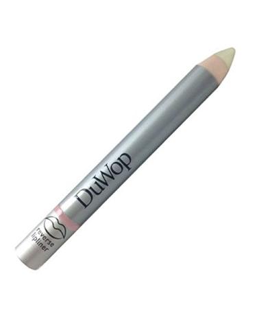 DuWop Cosmetics Reverse Lipliner  Nude   Colorless  Matte Pencil to Perfectly Shape Lips and Prevent Lipstick Feathering  with Sharpener