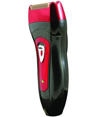 Red Dual Foil Cordless Shaver for Men - Electric Rechargeable Travel Shaver with 2D Floating Blades Double Foils & Pop-Up Beard Trimmer - Buy Online on GoSupps.com