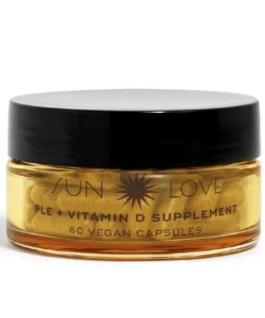 SUN LOVE PLE + Vitamin D Supplement (60 Vegan Capsules)