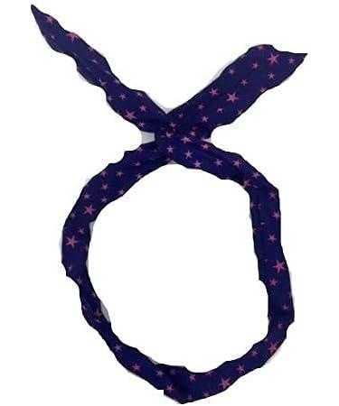 Lizzy Wired Hair Headband | Retro Rockabilly Adjustable Plain & Printed Wire Headbands Hair Accessory Head Wrap Vintage Various Colour & Designs - Buy Online on GoSupps.com