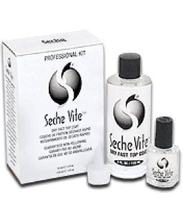 Seche Vite - Top Coat Set - .5 oz & 4 oz. Refill