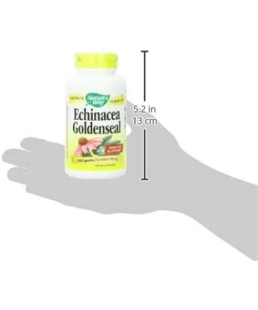 Buy Nature's Way Echinacea Goldenseal 900mg - 180 Vegan Capsules for Immune Support - Buy Online on GoSupps.com