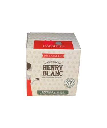 HENRY BLANC tasting coffee - 18 capsules