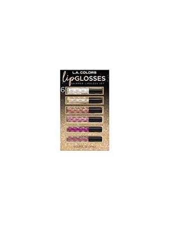 LA Colors Glimmer Lip Gloss Gift Set 6 Count