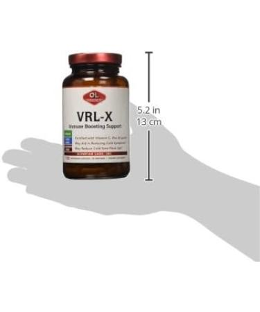 Olympian Labs VRL-X Immune Support Capsules - Vitamin C, Zinc, Lysine for Cold Sore Relief - 120 Count - Buy Online on GoSupps.com