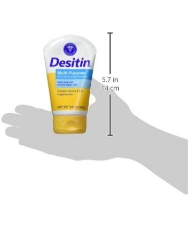 Desitin Skin Protectant & Diaper Rash Ointment with Vitamins A & D 3.5 oz Travel Size Tube - Buy Online on GoSupps.com
