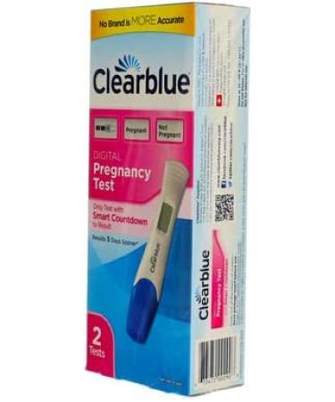 Clearblue Digital Pregnancy Test 2-Pack - Fast & Accurate Results - Buy Online on GoSupps.com