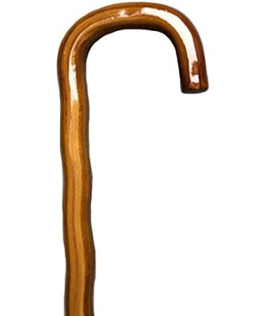 Solid Wooden Walking Cane Wood Canes Solid Wood Crutches Disabled&Elderly Lightweight Solid Walking Stick Men&Women Hiking Wood Canes for Family for Elderly Seniors Independence