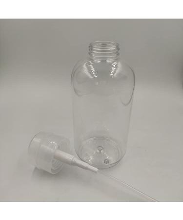 2Pcs 500ml Nail Polish Remover Pump Bottles - Empty Dispenser with Flip Top Cap for Makeup - Clear - Buy Online on GoSupps.com