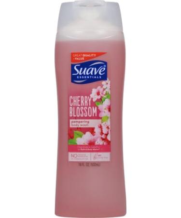 Shop Suave Essentials Gentle Body Wash - Floral Oil Blend Wild Cherry Blossom & Vitamin E - 18 oz | International Shipping Available - Buy Online on GoSupps.com