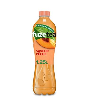 FUZETEA P che 1 25L : savourez un th glac fruit et rafra chissant pour toutes vos envies- Lot De 4