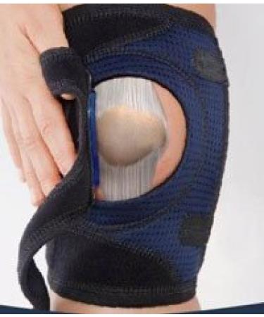 DJO Global 11-0261-4 Tru-Pull Lite Patella Femor Left Sleeve 21"-23.5" Thigh 15"-17" Knee Center 16"-18" Calf Size Large