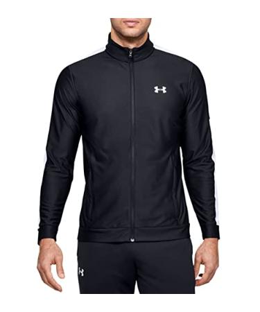 Under Armour Men's UA Twister Full Zip Track Jacket 1347293 Large Black / White-001