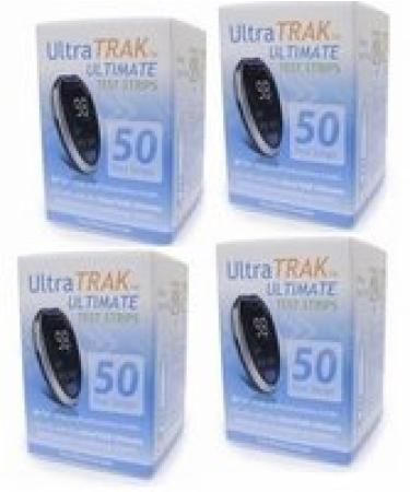 Ultra TRAK Ultimate Test Strips 200 Ct. Bundle (4 Boxes of 50Ct Test Strips   200Ct Total)