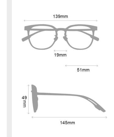 Zhuyiqz Oversized Trendy Reading Glasses - HD Computer Reader Anti-Blue Light Flat Light Clear View (Color: C3 Size: +100) - Buy Online on GoSupps.com