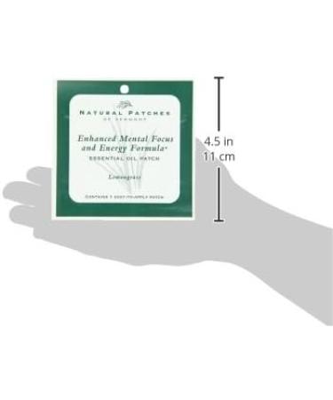 Buy Natural Vermont Lemongrass Essential Oil Patches - Boost Focus & Energy | Pack of 6 - International Shipping Available - Buy Online on GoSupps.com