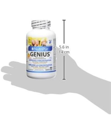 Nutripur Genius Kids and Teens 180-Count Orange 180 count (Pack of 1) - Buy Online on GoSupps.com