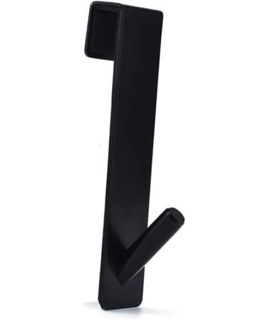 SOESFOUFU 2pcs Bathroom Door Hook Over The Door Coat Rack Holder Black Hangers Towel Hanger Stainless Steel 17.80X4.00X3.00CM Black - Buy Online on GoSupps.com