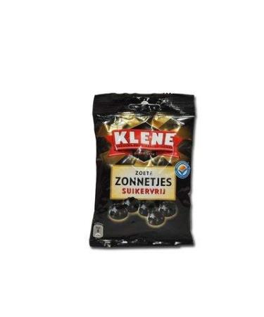 Klene Zoete Zonnetjes Liquorice - Sugarfree - 100g