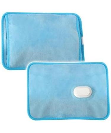 Vivo Rechargeable Electric Hot Water Bottle & Hand Warmer Massaging Heat Pad - Cozy Blue - Buy Online on GoSupps.com