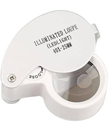 Magnifying Portable 40x 6-Shaped 25mm Lens Waterproof Jewelry Magnifier Illuminated Loupe with Two LED for Jewelry Store Made in China - Buy Online on GoSupps.com