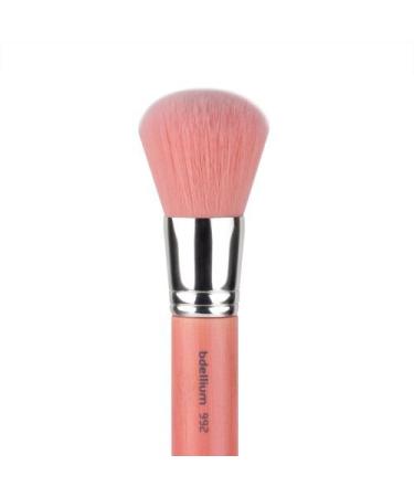 Bdellium Tools Pink Bambu 992 Bronzer Brush - Professional Makeup Brush with Soft Synthetic Fibers for Uniform Coverage - Ideal for All Face Types - Ships Internationally - Buy Online on GoSupps.com