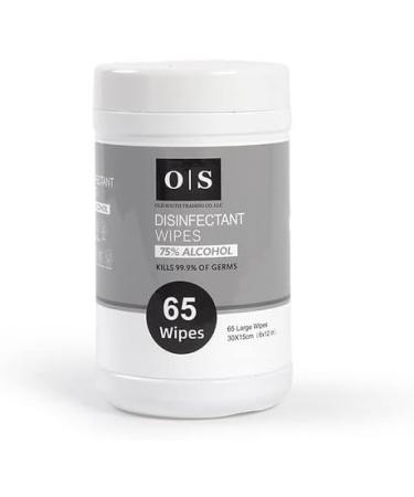 Old South Trading Alcohol Hand Wipes - 2 Canisters, 130 Sanitizing Wipes for Hands - Buy Online on GoSupps.com